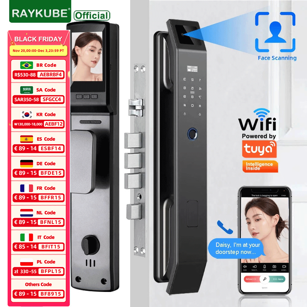 RAYKUBE DF14 Tuya WiFi Cyfrowy – Letter Opener Brass recenzja i cena