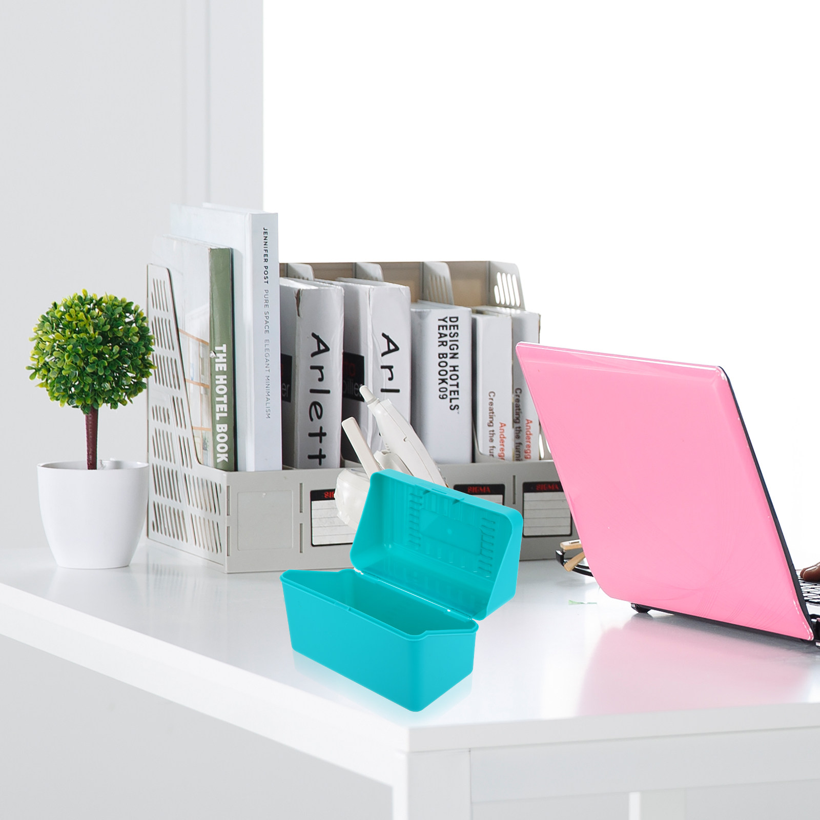 4 sztuki plastikowych pudełek  – Card Index Box recenzja i cena