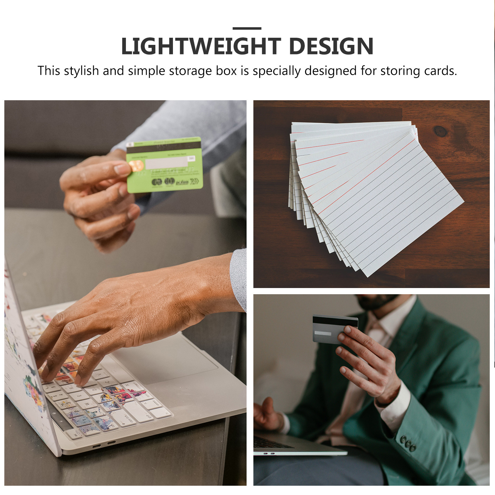 4 sztuki plastikowych pudełek  – Card Index Box recenzja i cena