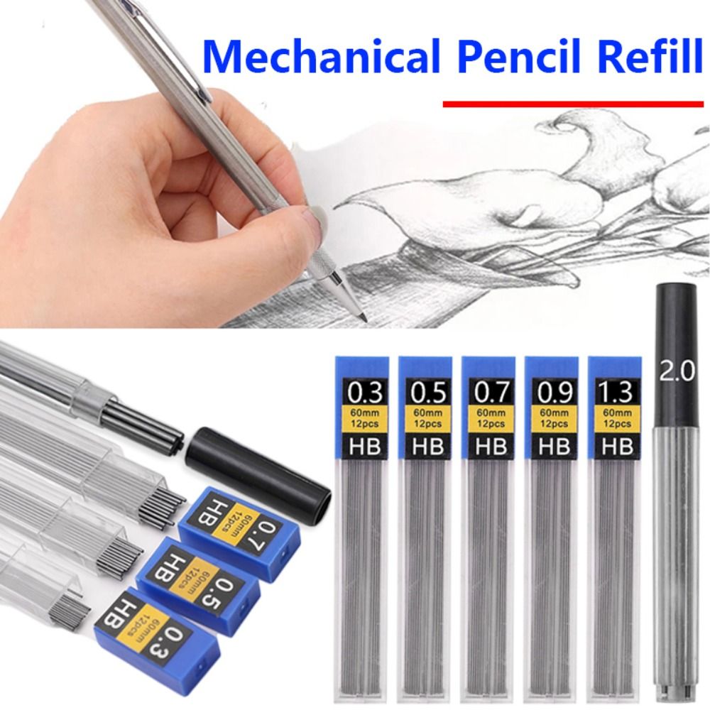 6 pudełek wkładów do ołówków a – Mechanical Pencil 0.3 recenzja i cena