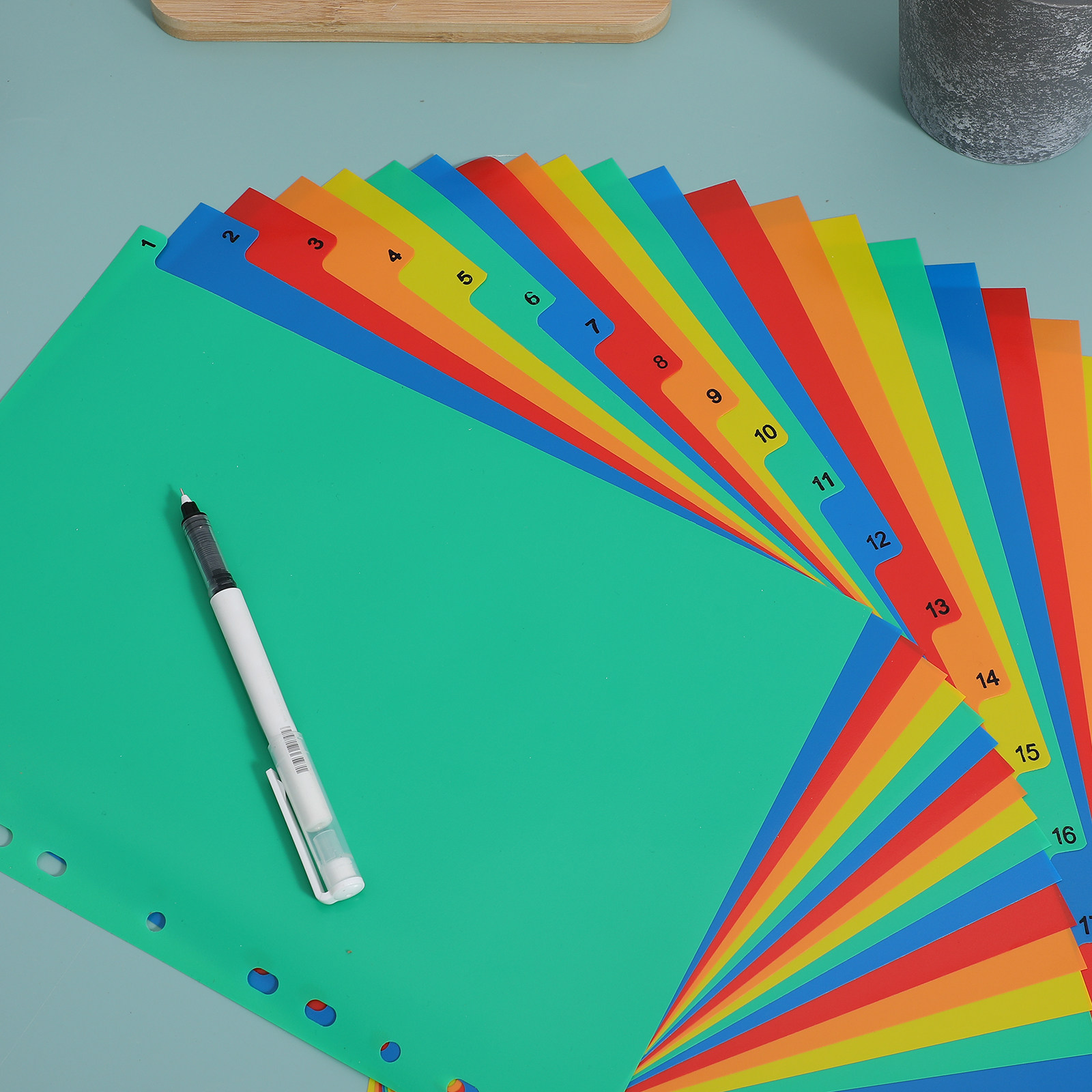 20 stron A4, kolorowe plastiko – Tab Divider A4 recenzja i cena