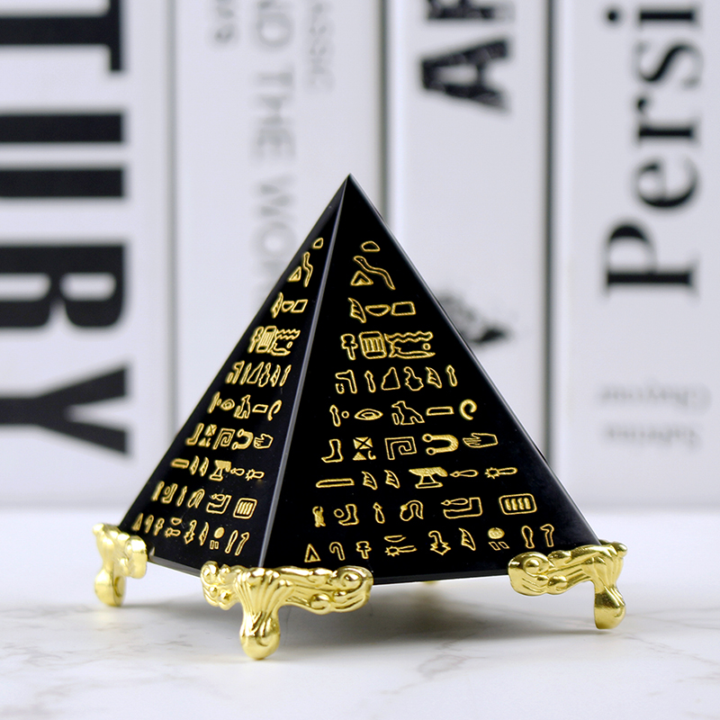 Egipt kryształ obsydian pirami – Paper Weight Crystal recenzja i cena