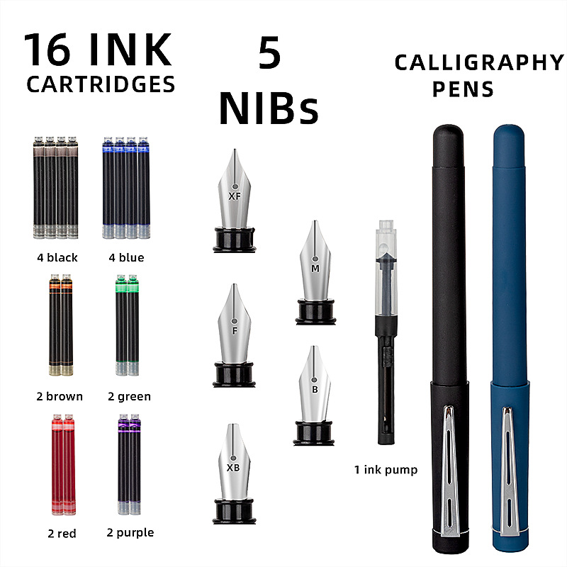 25-częściowy zestaw piór do ka – Fountain Pen Bottled Ink recenzja i cena