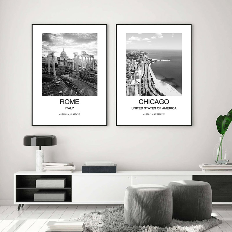Miasto plakat nowy jork londyn – Ink Blotter Paper recenzja i cena