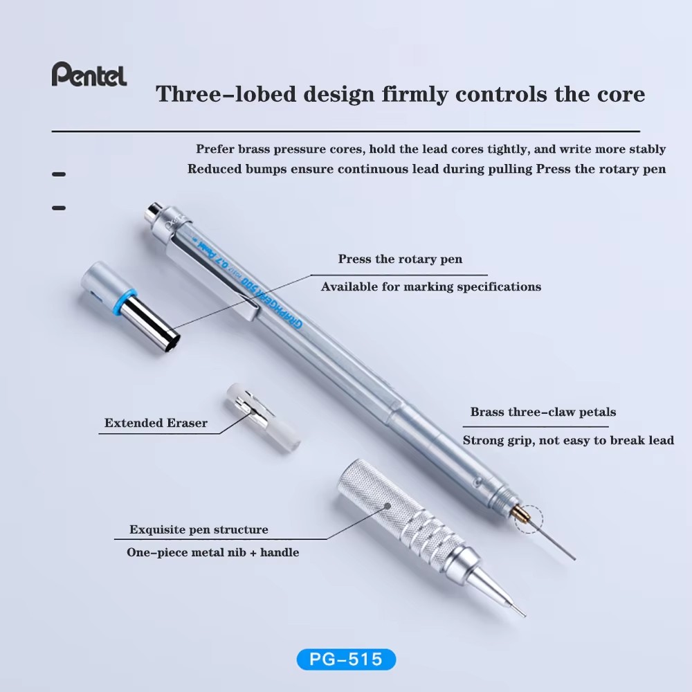 1 szt. Ołówek mechaniczny Pent – Mechanical Pencil 0.3 recenzja i cena